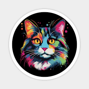 Cute cat pop art Magnet